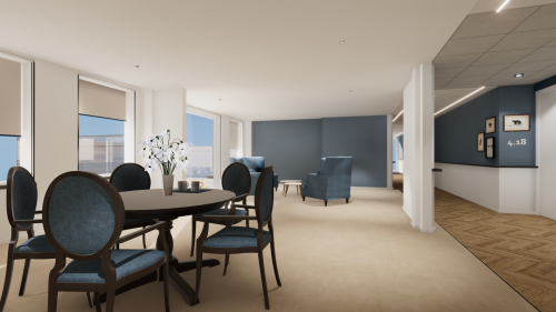 EPSDSGN De Kuifmees - woonkamer - zuidvleugel